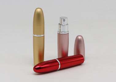 Os homens viajam fragrância que recarregável a bala portátil do pulverizador do atomizador do perfume deu forma a colorido