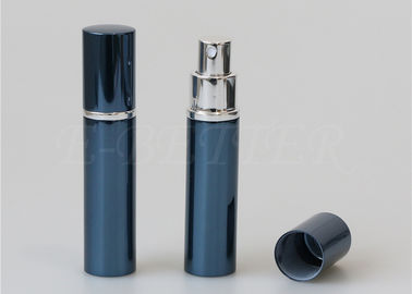 Do distribuidor portátil do suporte do perfume do tamanho do curso do atomizador do perfume do presente azul brilhante