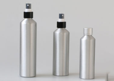 Garrafas cosméticas de alumínio de prata, garrafas de alumínio da loção de 200ml 300ml