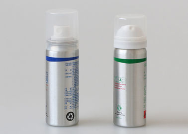 o aerossol 50ml pode esvaziar a cor médica do branco do apoio do pulverizador da válvula plástica