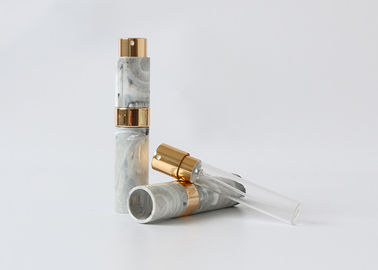 garrafa pequena plástica do pulverizador do atomizador do perfume do curso do bolso de mármore extravagante da cor 10ml