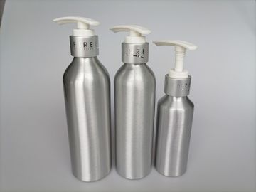 O alumínio pequeno de prata dos cuidados com a pele engarrafa garrafas cosméticas da bomba da embalagem do soro da cara da garrafa 120ml da bomba