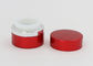 o cosmético 15ml de vidro vazio vermelho range o tamanho pequeno da embalagem de creme do olho personalizado