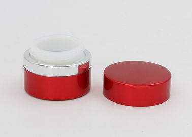 o cosmético 15ml de vidro vazio vermelho range o tamanho pequeno da embalagem de creme do olho personalizado